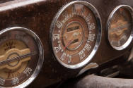 Interior detail: instrument panel.